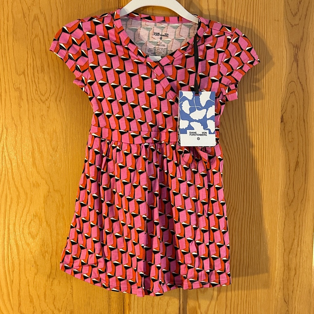 Diane Von Fursenburg for Target -  Pink and Black Kids Dress